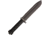 Kizlyar Survivalist Z D2 Black Knife, 12.5 overall, Grooved and textured black aluminum handle, KK0077