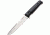 Kizlyar Trident Tactical Fixed Blade Knife,6in,Satin AUS-8 Stainless Blade,Black Kraton Handle KK0214