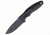Kizlyar Urban Fixed Blade, black TiNi finish, Knife KK0228