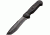 Kizlyar Vendetta Fixed Blade, black TiNi finish AUS-8 stainless blade, Knife KK0220