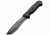 Kizlyar Vendetta Fixed Blade, black TiNi finish D2 tool steel blade, Knife KK0222