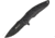 Kizlyar Zedd Linerlock Black Ti D2 Folding Knife,3.25in,D2 Tool Steel,Drop Point,Black,G10 Handle KK0175
