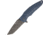 Kizlyar Zorg Linerlock Gray Ti AUS-8 Folding Knife,3.25in,AUS-8 Steel,Tanto,Gray,G10 Handle KK0225