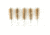 KleenBore Phosphor Bronze Brush for 44/45 Caliber Handgun , Pack of 5, KLA192
