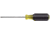 Klein Tools #1 Square Recess Tip Screwdriver, 4In Shank, Black/Yellow, 661