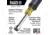 Klein Tools 7/16In Hollow Nut Driver, 3In, Cushion-Grip, Black/Yellow, 630-7/16