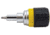 Klein Tools 6in1 Multi-Bit Ratcheting Screwdriver, Stubby, Ph, Sl, Sq, Nut Bits, Black/Yellow, 32594