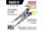 Klein Tools All-Purpose Needle Nose Pliers, Spring Loaded, Cuts, Strips, 8.5In, Yellow/Black, J206-8C