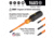 Klein Tools Cabinet Screwdriver Set, Slim-Tip Insulated Phillips, Square, 4Piece, Orange/Black, 33734INS