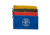 Klein Tools Canvas Tool Pouches Zipper Bags, 4-Pack, Olive, Orange, Blue, Yellow, 5140