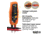 Klein Tools Electronic AC/ DC Voltage Tester, 12 - 600V, Orange/Black, ET60