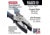 Klein Tools Linemans Pliers, Journeyman Handle, 9In, Light Blue/Black, J2000-9NE