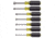Klein Tools Magnetic Nut Driver Set, 3In Shaft, 7Piece, Black/Yellow, 631M