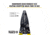 Klein Tools Nose Wire Stripper/Crimper Long, 1009