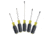 Klein Tools Phillips and Square Screwdriver Set, Slotted, 5Piece, Black/Yellow, 85445
