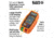 Klein Tools GFCI Receptacle Tester w/LCD, Orange/Black, RT250