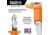 Klein Tools Side Cutting Pliers, New England Insulated, 9In, Orange, D213-9NE-INS