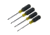 Klein Tools Square Reces Screwdriver Set, 4Piece, Black/Yellow, 85664