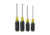 Klein Tools Square Reces Screwdriver Set, 4Piece, Black/Yellow, 85664