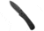 Knafs KNAFS Lander 1 Liner Lock Knife Fast Swap Scales Black SW Steel 2.75" Black SW, Black, D2, adult, BHQ-233576
