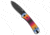 Knafs KNAFS Lander 1 Liner Lock Knife Mexican Blanket Printed G-10 2.75" Black SW, Black/Blue/Orange/Yellow, D2, adult, BHQ-234110