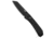 Knafs KNAFS Lander 2 Clutch Lock Reverse Tanto Knife Black Aluminum 3.25" Black, Black, Elmax, adult, BHQ-236066