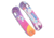 Knafs KNAFS Lander 3 G-10 Knife Scales Kitty Cosmo Crew, Purple/White, adult, BHQ-207016