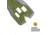 KNetix MV Broadhead Wrench and Sharpener, Gray/Olive, 14710