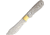 Knifemaking 3.25in Satin SS Skinner Blade, SS Handle, BL093