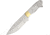 Knifemaking 5.25in Satin SS Drop Point, SS Handle, BL090