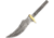 Knifemaking 5.5in Damascus Steel Clip Point Blade, SS Handle, BL107