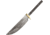 Knifemaking 5.5in Damascus Steel Skinner Blade, SS Handle, BL110
