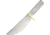 Knifemaking 6in Satin SS Skinner Blade, SS Handle, BL118