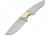 Knifemaking 8.5 Drop Point Brass Bol