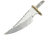 Knifemaking Clip Blade With Sheath Fixed Blade Knife, 4.5in, Stainless Steel, Standard Edge, Mirror Polish, Handle BLSOB5