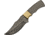 Knifemaking Clip Point Blade Damascus with Damascus Steel Handle, 8in Fixed Blade Knife, 8in Overall, 3.75in Damascus Steel Clip Point Blade, Damascus Steel Handle, Brass Bolster, BL-DM2742