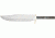 Knifemaking Stainless Fixed Blade Knife, 10in, H1, Bowie, Stainless Steel, SO-BL3