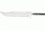 Knifemaking Stainless Fixed Blade Knife, 6in, Steel, Clip Point, Stainless Steel, SO-BL6