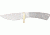 Knifemaking Stainless Fixed Blade Knife, 3in, Steel, Drop Point, Stainless Steel, SO-BL13