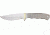 Knifemaking Stainless Fixed Blade Knife, 4.75in, H1, Drop Point, Stainless Steel, BL7702