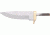 Knifemaking Stainless Fixed Blade Knife, 3.75in, Steel, Drop Point, Stainless Steel, BL7829