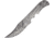 Knifemaking Skinner Damascus Blade, 9 1/4in overall Fixed Blade Knife, 9.25in Overall, 4.25in Damascus Steel Upswept Skinner Blade, One-Piece Construction, BL123 / SM1010