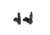 Knight's Armament Offset Fixed Front and Rear Sight, Black, 31593