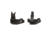 Knight's Armament Offset Fixed Front and Rear Sight, Black, 31593
