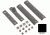 Knight's Armament URX III and 3.1 Long Rail Panel Kit, Black KM30410-BLK, EDEMO1