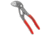 Knipex 5in Cobra Water Pump Pliers, Polymer Handle, Gray/Orange, 4.93 inch, BHQ-178036