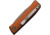 Knives of Alaska Auto Onyx Button Lock Org/Blk, KOA00947FG
