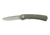Knives of Alaska Featherlight Hunter D2 Knife, G-10 OD Handle w/ Clip, Olive Drab, 00452FG