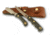 Knives of Alaska Jeager D2 Muskrat Combo Knives, Suregrip Handle, Black 00257FG