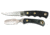 Knives of Alaska Jeager D2 Muskrat Combo Knives, Suregrip Handle, Black, 00257FG